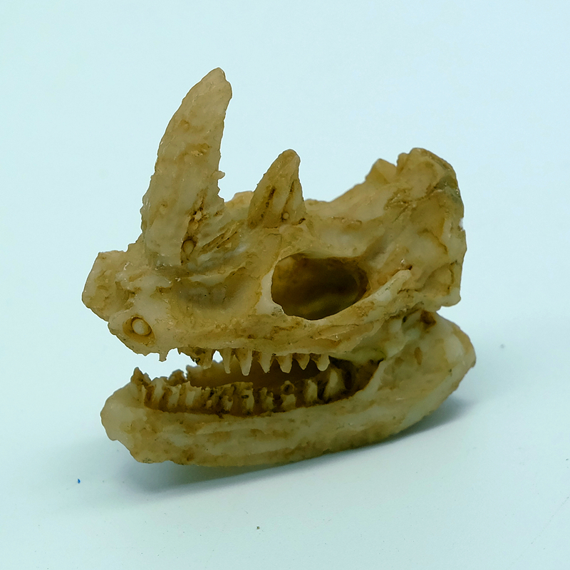 Aquarium Künstlichen Nashorn Schafkopf Harz Schädel Terrarium Dekoration Fisch Panzer Simulation Statue Landschaft Reptil Höhle Haus