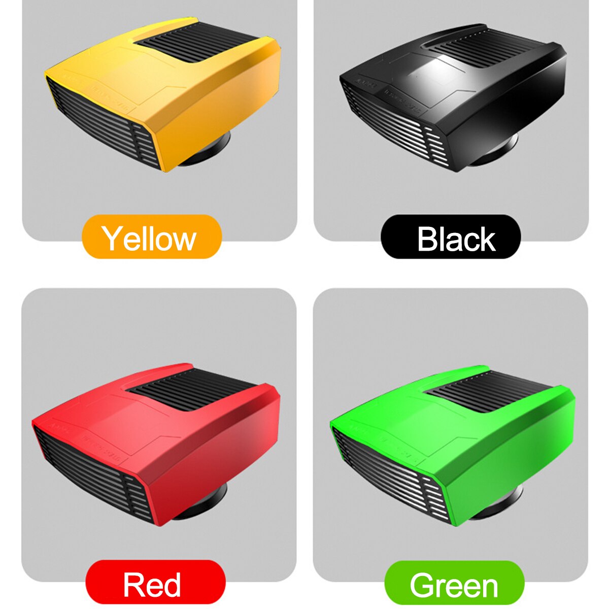 12/24V przenośny automatyczny podgrzewacz samochodowy odmrażacz Demister 2 koła zębate grzejnik elektryczny szyba przednia 360 stopni obrót wentylator ogrzewający i chłodzący