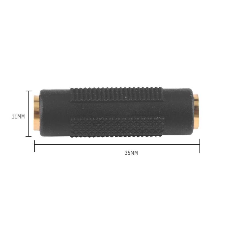 3.5mm Femmina a 3.5mm Connettore Femmina F/F Audio Stereo Accoppiatore Adattatore