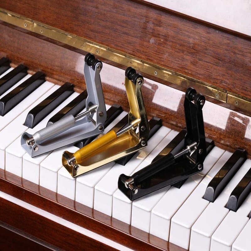 Tapa de Piano de aleación, dispositivo de caída de cierre suave lento, presión hidráulica, accesorios de pianos decelerador