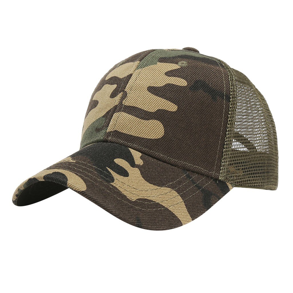 Feitong Baseball Cap Unisex Männer Frauen Camouflage Sonnenhut Einstellbare Baseball Cap Hip Hop Trucker Cap Streetwear Papa Hut