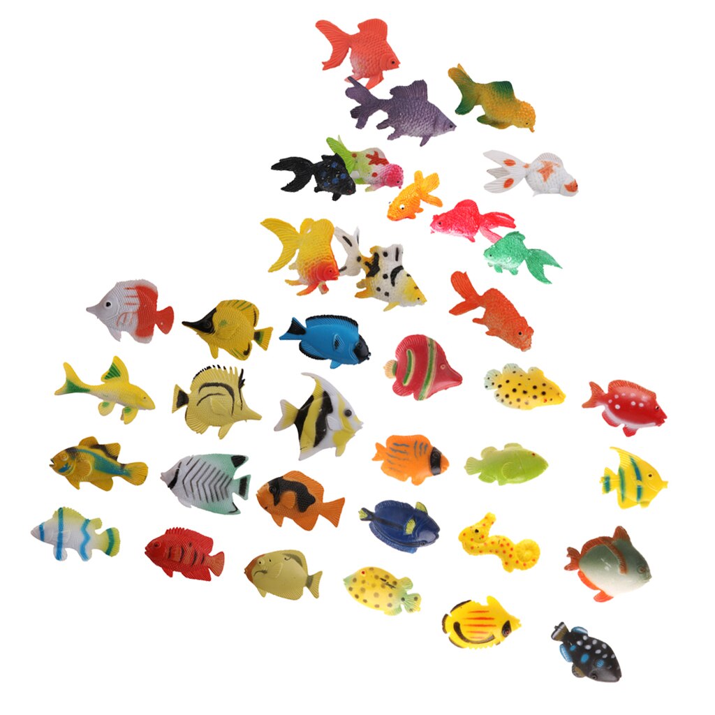 36 Plastic Tropical Aquatic Sea Fish Ocean Creatures Animals