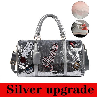 Reistas Handtas Bagage Zakken Van Duffle Grote Capaciteit Van Vrouwen Packs Van Multifunctionele Reizen Multifunctionele: upgrade Silver