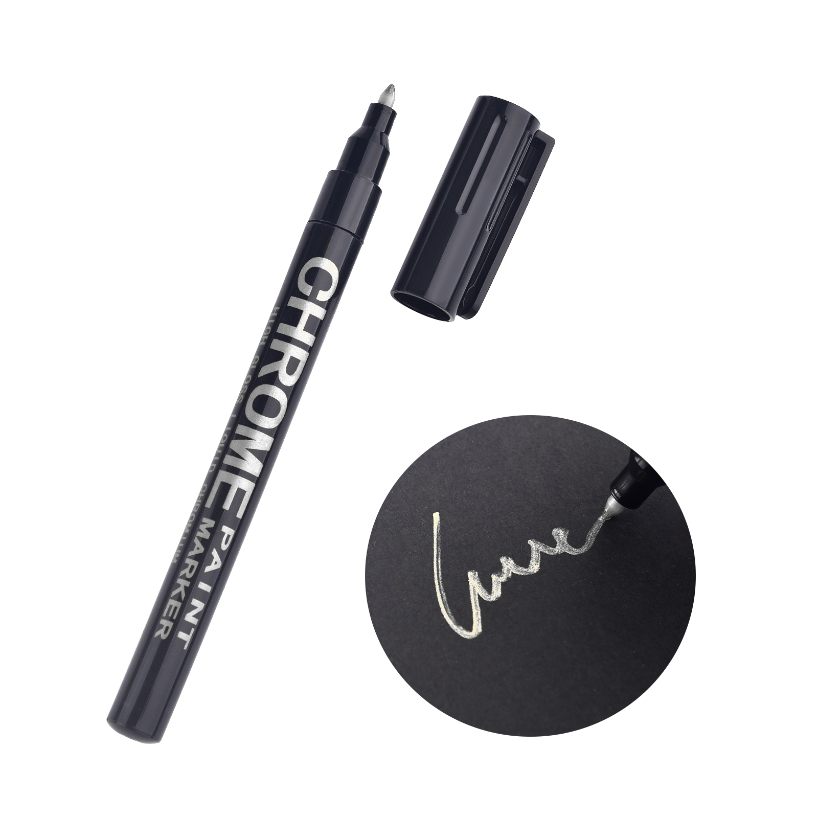 Chrom Spiegel Marker Stift DIY Harz Farbe Reparatur Spiegel Chrom Für Rock Keramik Glas Metallic Kunsthandwerk Stift Zubehör: Mischfarbe