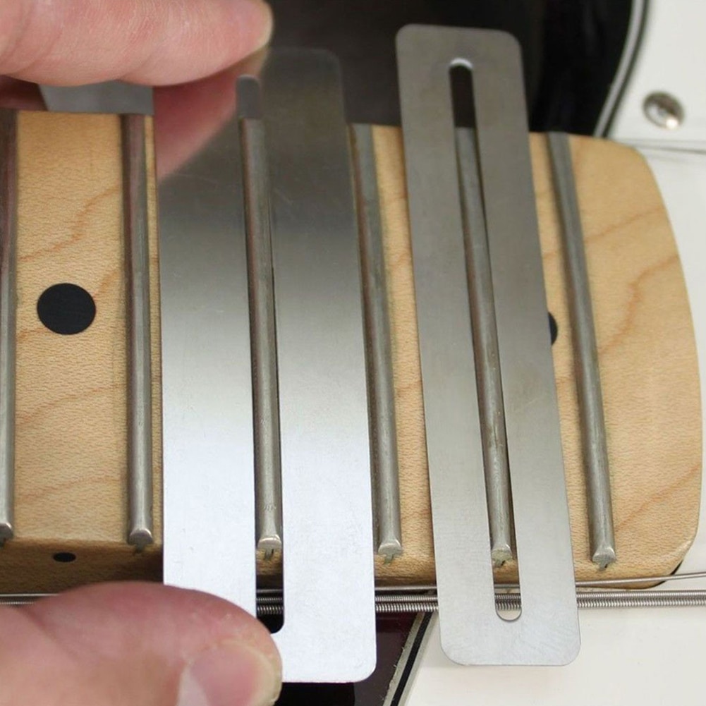 Protector de trastes de guitarra, Protector de diapasón de Metal, herramienta de juntas de molienda protectora para guitarra eléctrica, bajo, 2 uds.