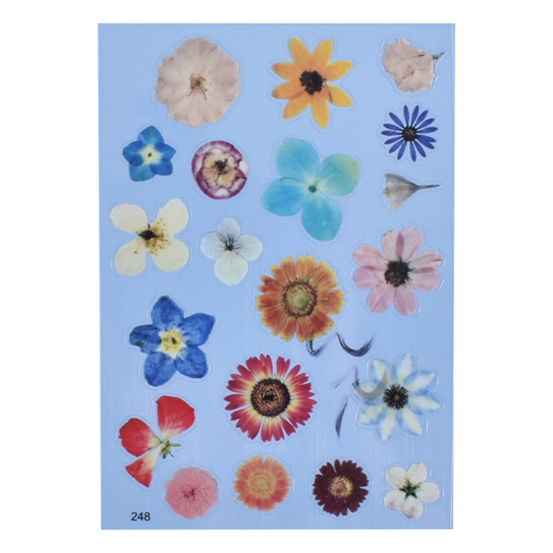 5 Vellen Diy Crystal Epoxy Filler Sticker Hars Vullen Materiaal Stickers Uv Hars Craft Maken Sieraden Maken Kits: 7