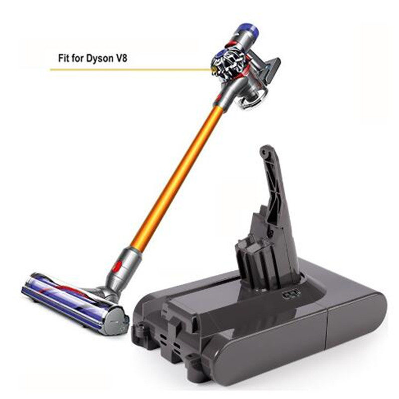 Dyson  dc62 batteri 12800 mah 21.6v li-ion batteri för dyson  v6 dc58 dc59 dc61 dc62 dc74 sv07 sv03 sv09 dammsugarbatteri