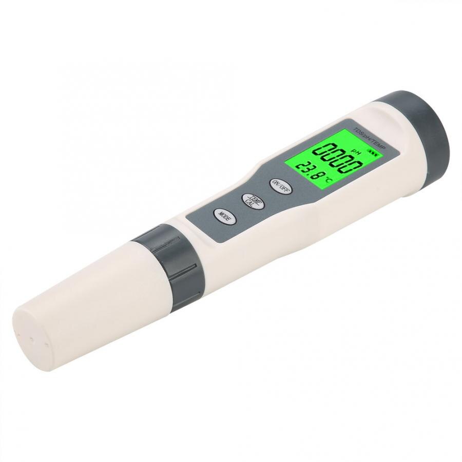 Fish Tank Water Residual ChlorineFish Tank Water Testing 3 In 1 Portable Digital TDS PH TEMP Meter Water