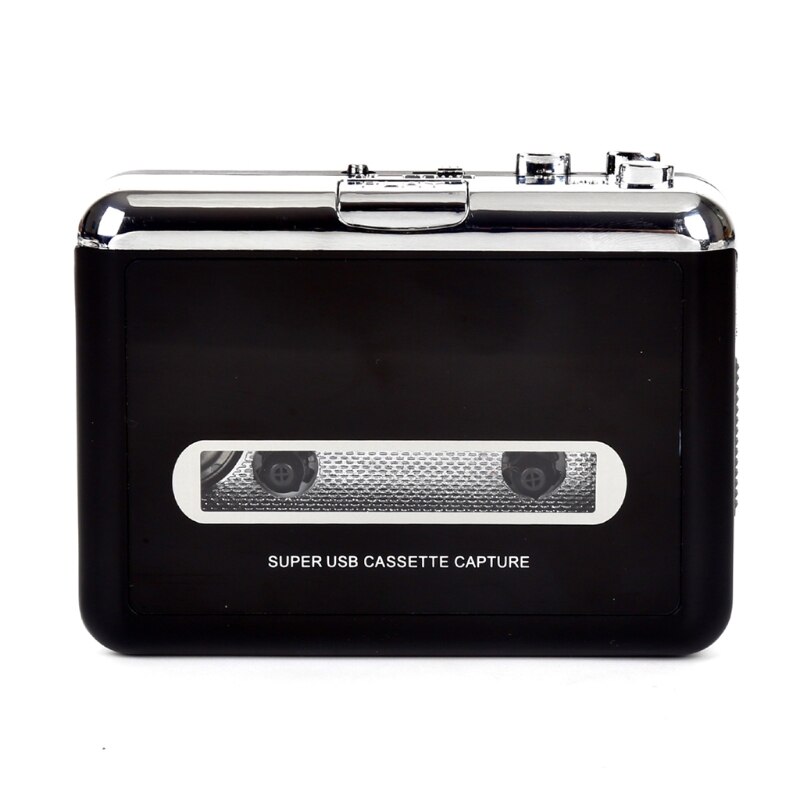 Portable Cassette Recorder Player Tape to MP3 Audio Music Digital Converter, Classroom Shoebox Cassette Player