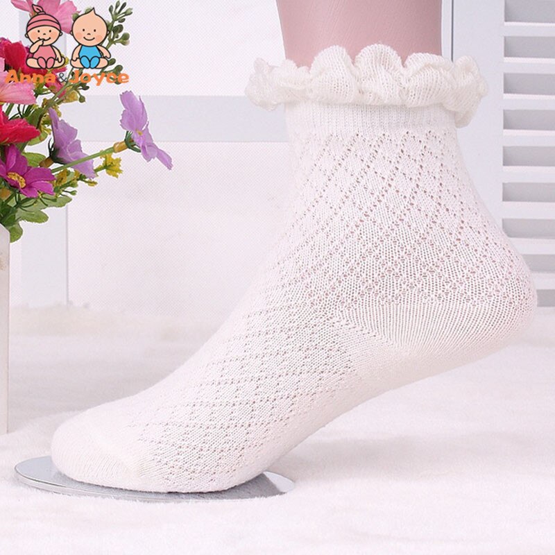 Chaussettes fines en maille coton pour bébé fille de 1 à 3 ans, 10pais/lot, Style été 100%