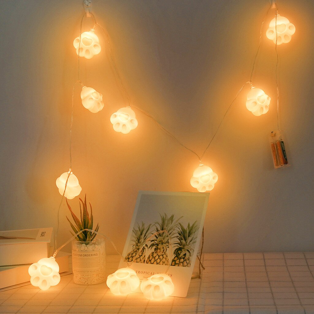 Led Leuke Kat Klauw Vorm Decoratieve Light String Kinderkamer Layout Props Home Decoration #3 S