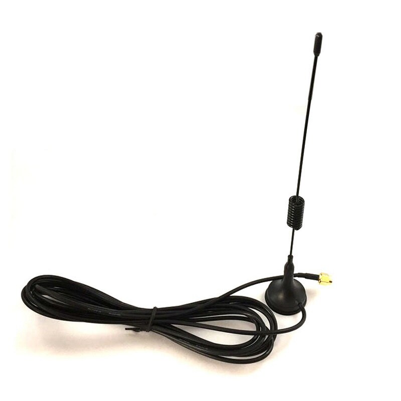 Antenne GSM 10 7dbi-8dbi, 900-1800MHz, base magnétique, prise SMA, sertissage RG174, Booster de Signal 3M