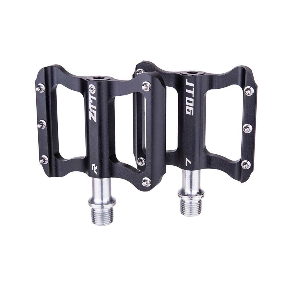 Fietsen platte pedalen, niet -slip wegfietsen Pedalen Mountain Bicycles Pedalen Aluminium legering Pedalen 3 lagers brede platte fietspedalen(Green