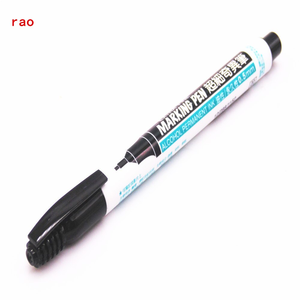 Stylo marqueur Extra fin à Base d'alcool, 0.5 Mm, 11 couleurs, encre pour Film/bois/tissu/métal/verre