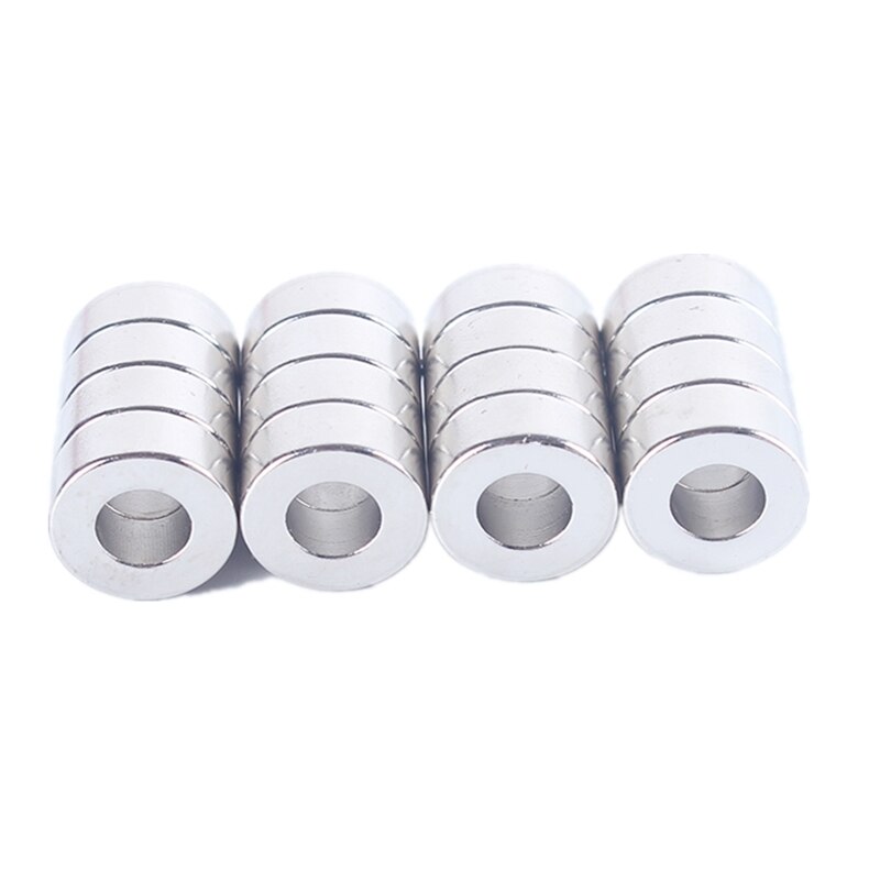 Ring Magneet Dia. 12.7X6.35X6.35 Mm 1/2 "Odx1/4" Id X1/4 "N52 Ndfeb Krachtige ring Magneten Corrosiebestendigheid