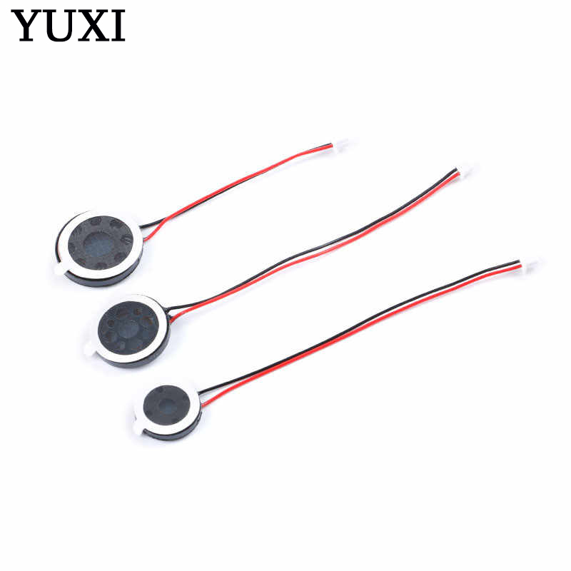 YUXI 2 STKS Ronde Luidspreker 15 MM/18 MM/20 MM Voor 8 Ohm 1 W Luidsprekers Mobiele Telefoon Kleine Luidspreker Audio met Plug 2 P 1.25 MM