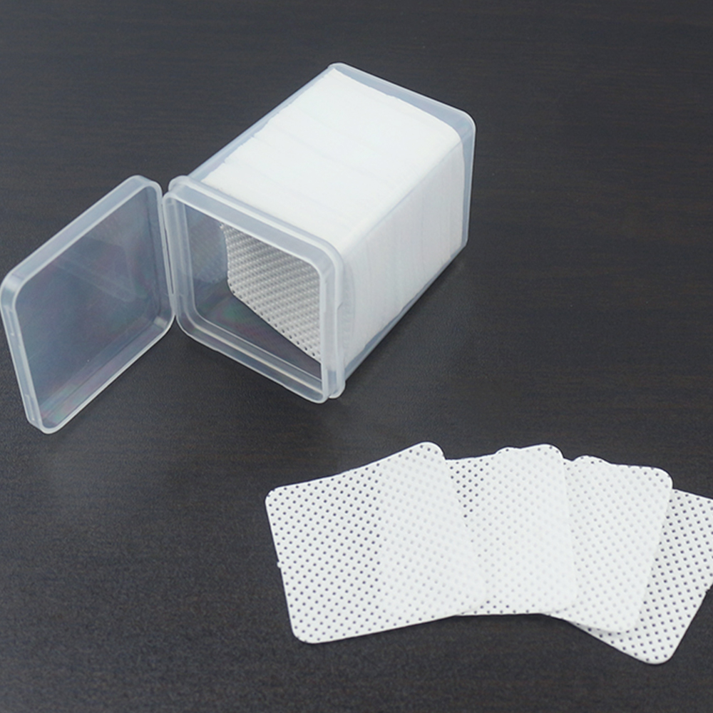 Dissolvant de colle à cils, essuyer la bouche de la bouteille de colle, prévenir le colmatage, tampons nettoyants, fournitures d&#39;extension de cils