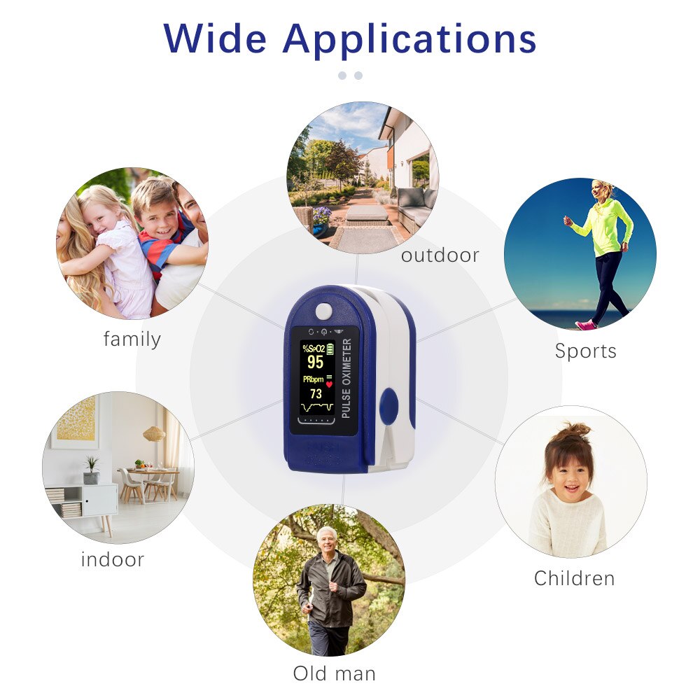 Fingertip Pulse Oximeter De Dedo Pulso Oximetro Home family Pulse Oxymeter Pulsioximetro finger pulse oximeter LED OLED