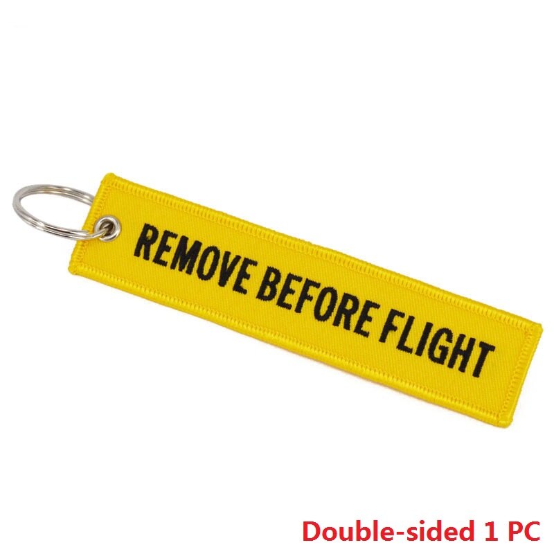 Sangles de téléphone Mobile jaune Double face broderie ingénieur téléphone porte-clés chaîne pour l'aviation lanière de sangle de téléphone: Remove