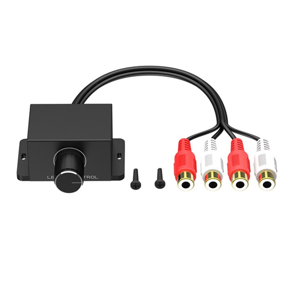 Auto Digitale Niveau Stereo Knop Interieur Adapter Universele Volumeregeling Audio Versterker Bass Boost Accessoires Mini Remote