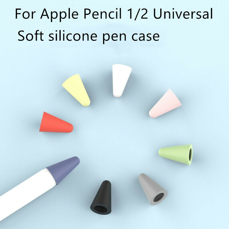 8x Touchscreen Stift Nib Spitze Fall Kappe für Apple Bleistift 1st / 2nd Gen Nicht-Slip