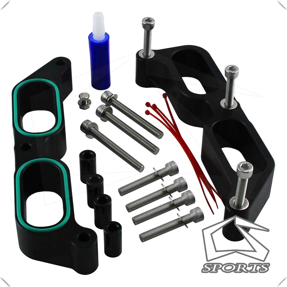 Aluminum Intake Manifold Spacers Fits For 13-17 Subaru BRZ Scion FR-S Power Block