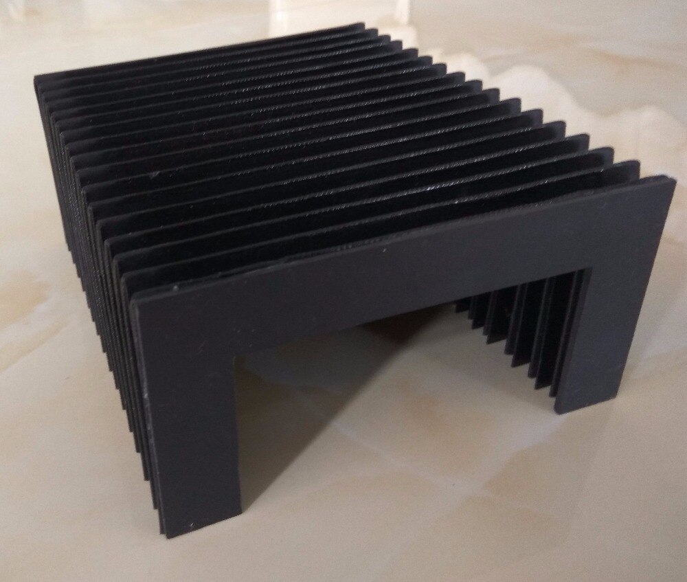 Machine protective bellows cover T12,internal: 144mmx32mm,external:180mmx42mm,Lmax:800mm