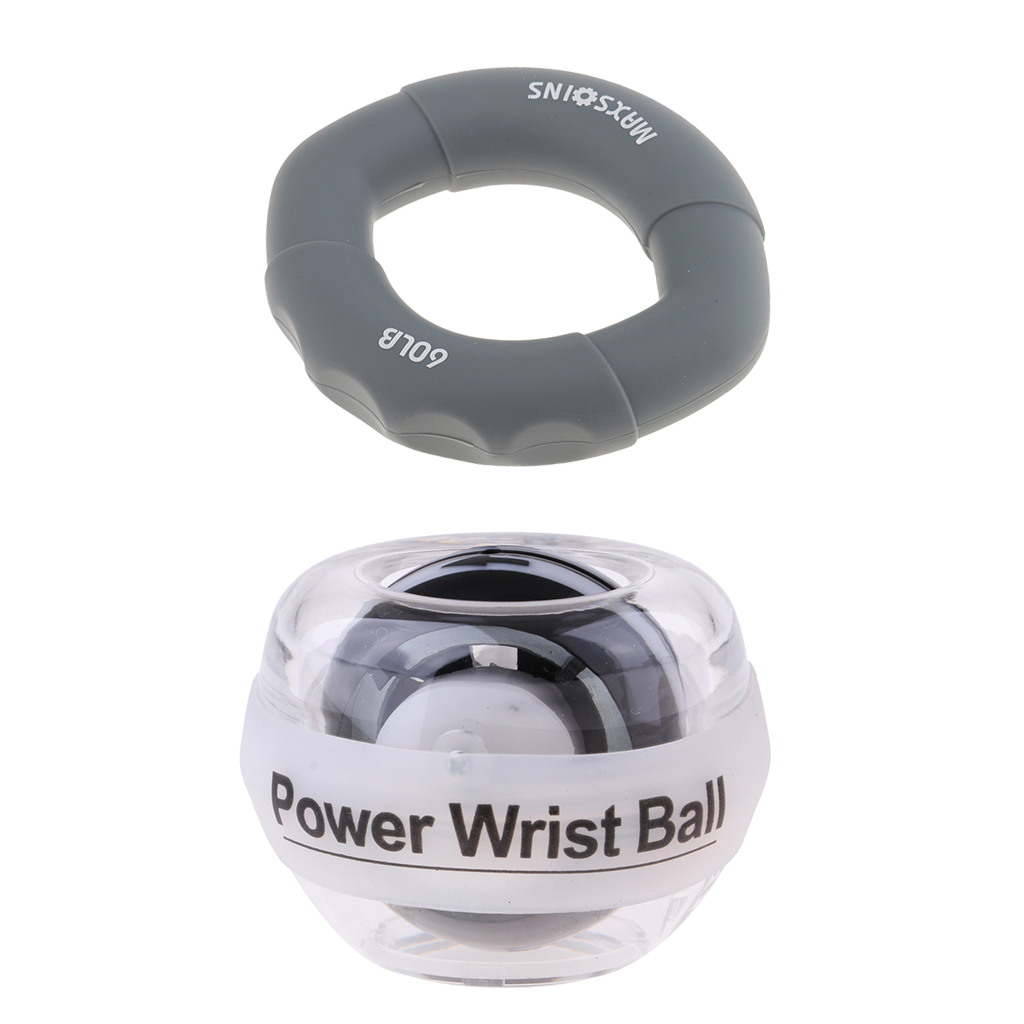 Mano de energía bola para la muñeca ejercicio brazo de bola de refuerzo Fitness con entrenador de fuerza de agarre de mano