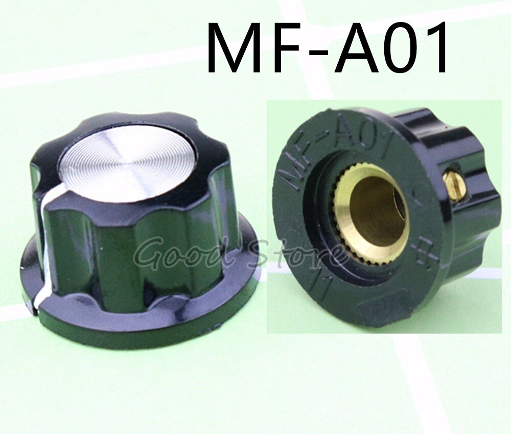 5 pz MF-A01 in bachelite potenziometro manopola tappo cappello diametro 20mm diametro foro 6mm