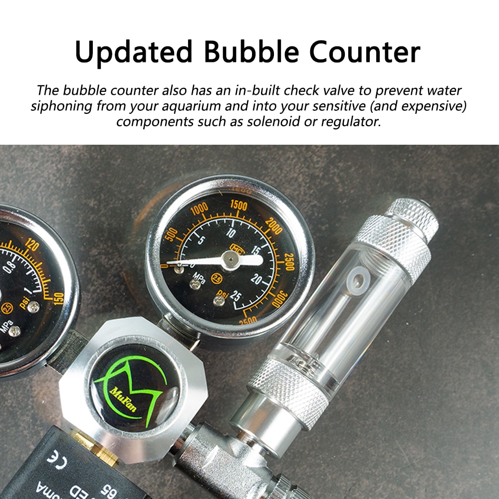 Dual Stage CO2 Regulators With Integrated Solenoid... Grandado