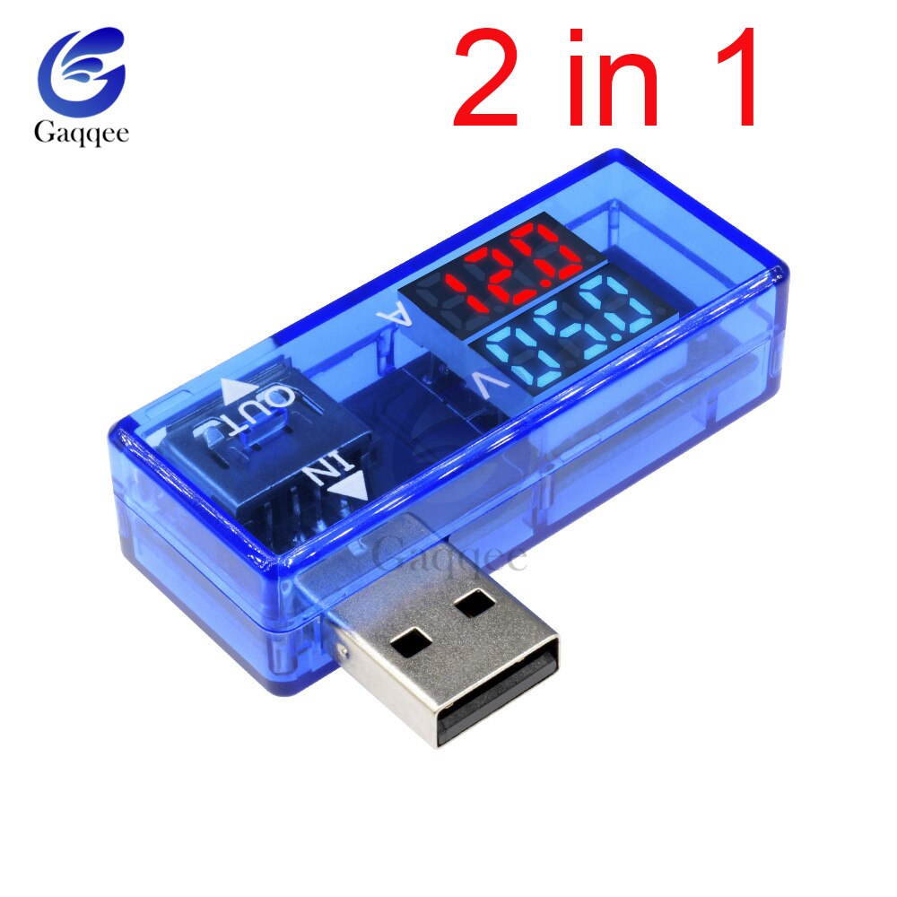 LED Digital Dual USB Port Strom Spannung Lade Test Detektor Tester Batterie Voltmeter Amperemeter Ladegerät Arzt Meter Monitor: Type 3