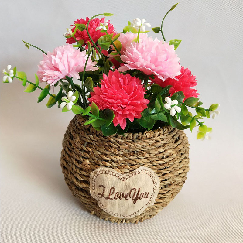 Weidenkorb aus rattan, geflochten, blumenkorb, ... – Grandado