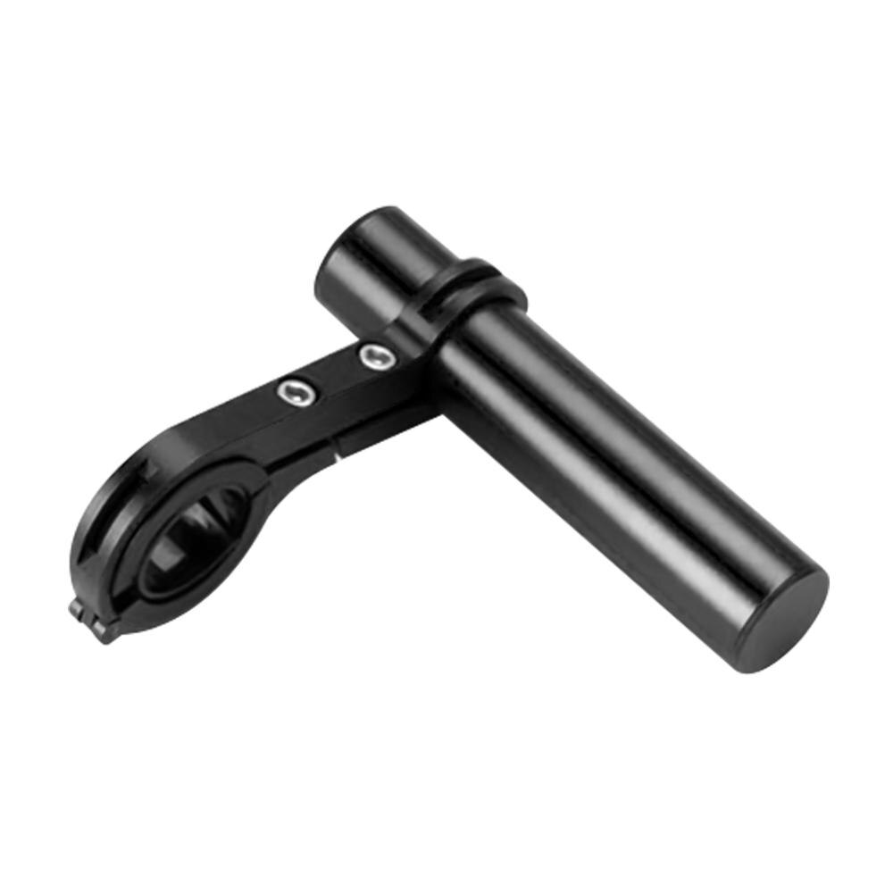 MTB Bike Bicycle Handlebar Flashlight Phone Mount Holder Carbon Tube Extended Bar Bracket Bicycle Accessories: 10cm Black