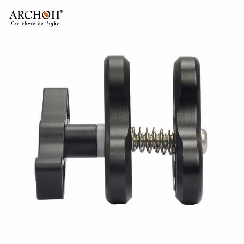 Uchwyt uchwyt piłka zacisk 3 otwór Aparat podwodny systemu ramię takielunek tacy nurkowanie dla D32VR D11VR D34VR archon z11