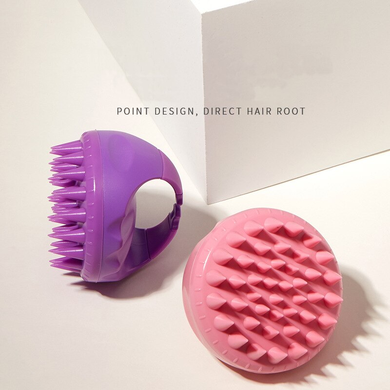 Brosse de lavage des cheveux en Silicone, peigne à main, masseur pour le cuir chevelu, bain, douche, nettoyage des cheveux