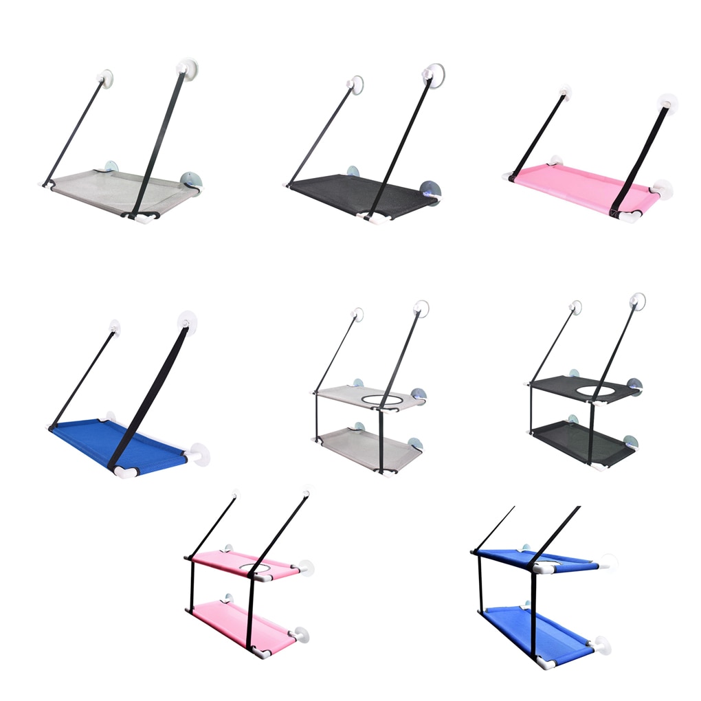 Hamak dla kota okno łóżko zwierzę domowe lato hamak łóżko łóżko domu salon przyssawka ściany wiszące zwierzę domowe siatka oddychające łóżko hamak