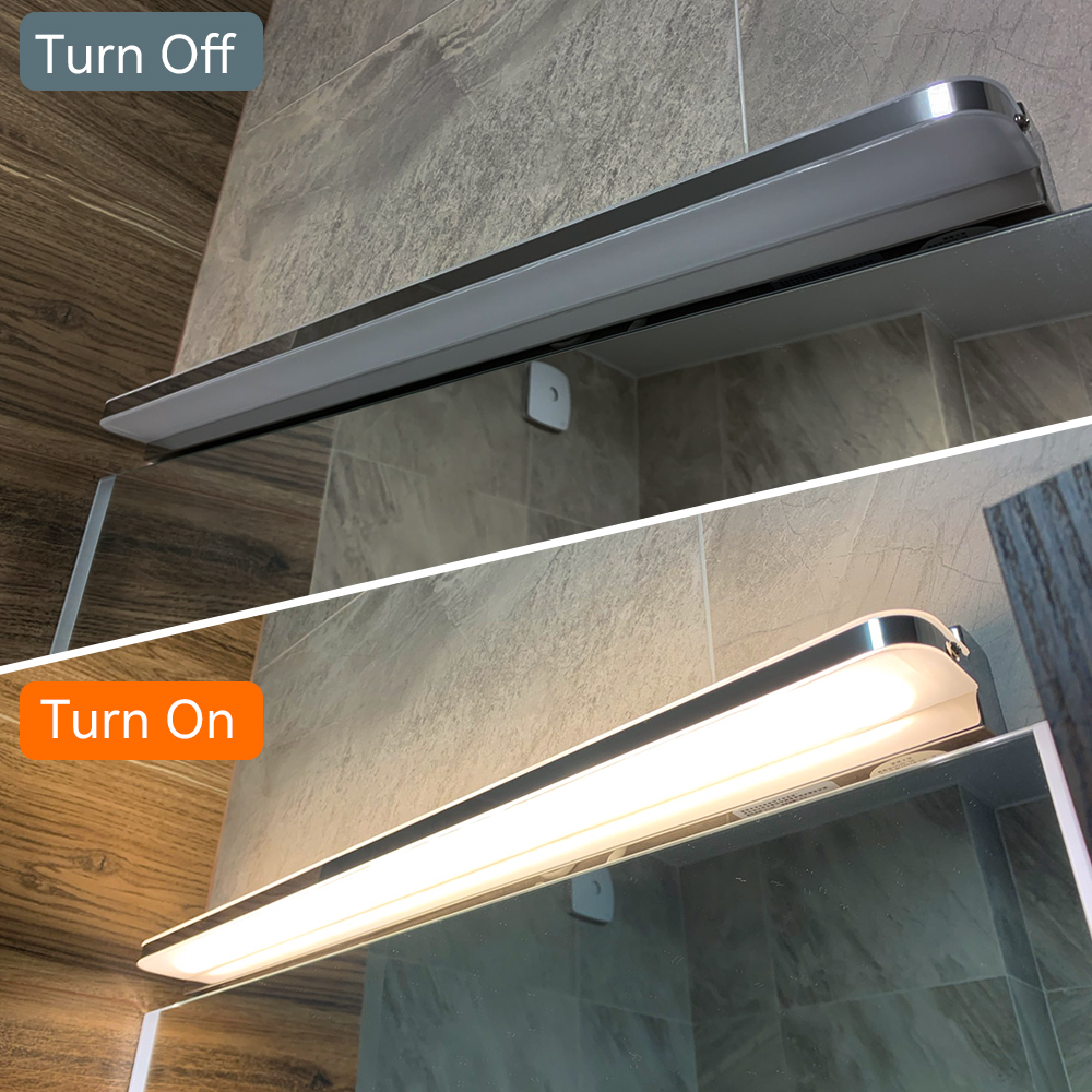 Speillys led vegglys baderomsskap lys sminke speil lys vanntett led servantlys vegglampe for speil
