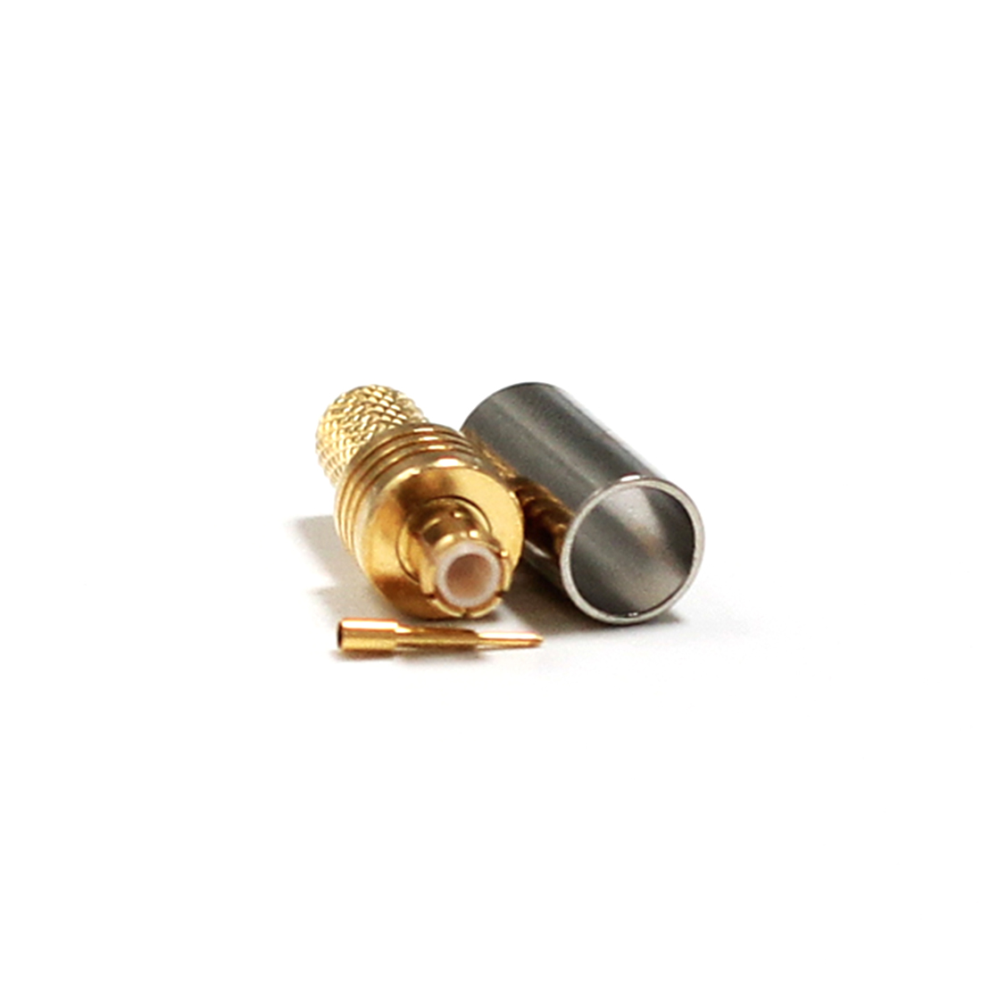 1pc novo mcx macho plug rf coaxial conector crimp para rg58 rg142 lmr195 cabo em linha reta goldplated atacado