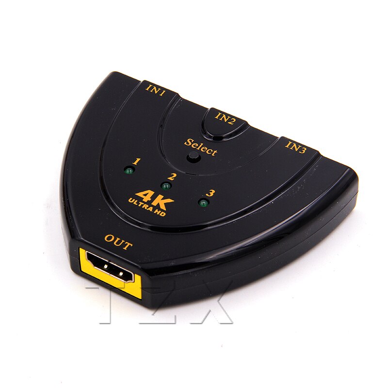 4k*2k switch box mini 3 port hdmi switch 4k switcher hdmi splitter 3 in 1 out port hub for dvd hdtv xbox  ps3 ps4 1080p
