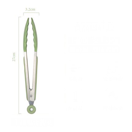 Silicone Kicthen Cooking green Spatula Cooking Spoon Soup Ladle-egg Turner Kitchen Tools Set Silicon Cooking Utensil Set: D
