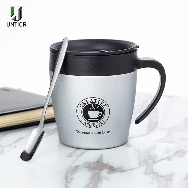 UNITOR 330ml Travel Mug Eco Friendly Stainless Steel Tumbler Coffee Cup Tea Mug Vacuum Insulated Office Cup Travel Coffee Mug
