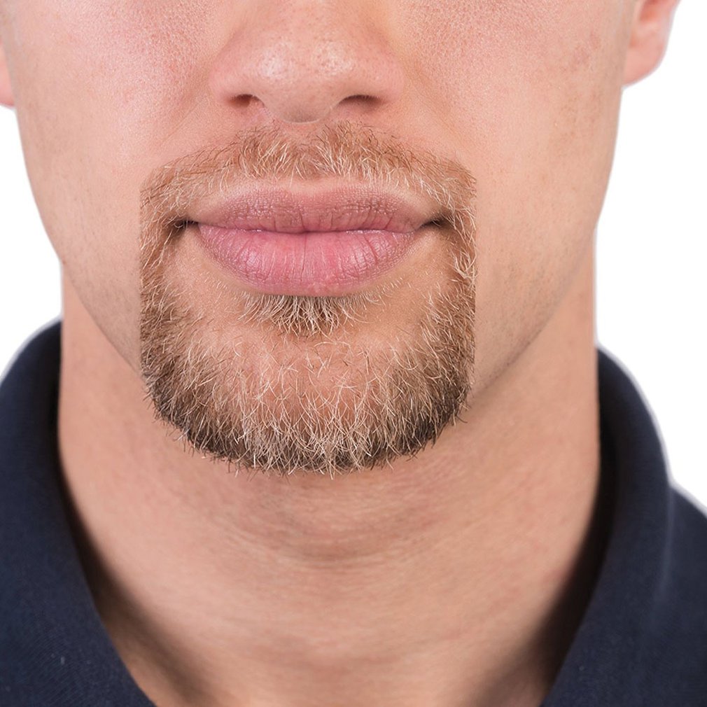 Transparent Beard Styler Beard Shape Ruler Goatee Beard Shaper Outline 5Pcs/Set