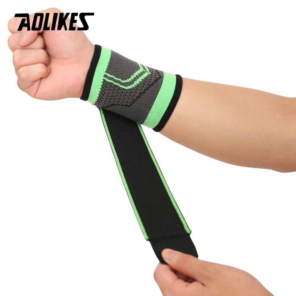 3D Weaving Pressurized Straps Fitness Wristband Gym Powerlifting Wrist Support Brace Bandage Hand Wraps