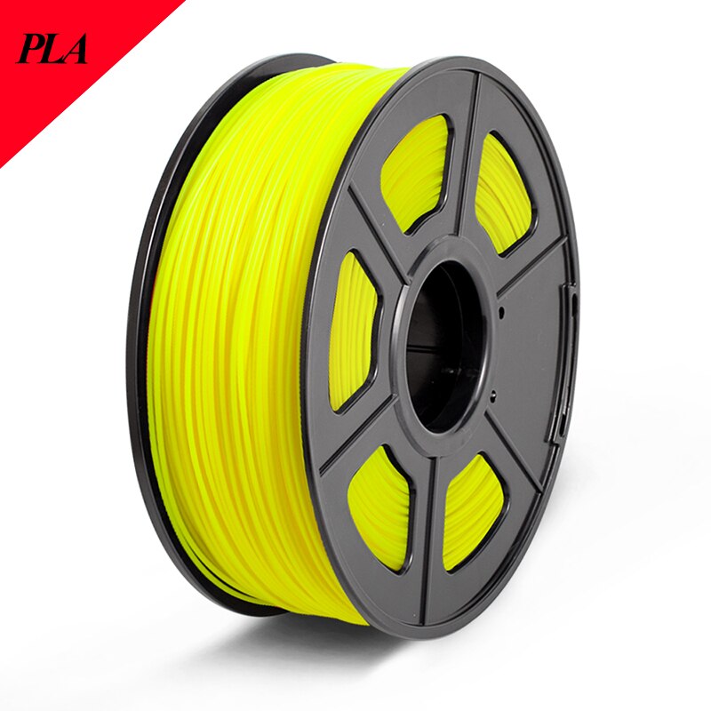 1.75mm PLA /PLA Plus 3D Printer Filament For FDM 3D Printer 1KG With Spool 100% No Bubble Non-toxic PLA /PLA+ Filament: PLA Yellow