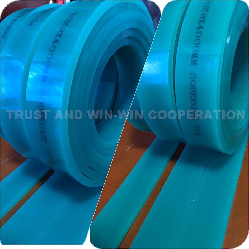 25mm*5mm*4000mm! Screen Printing Flat Squeegee Rubber Blade_85A Durometer