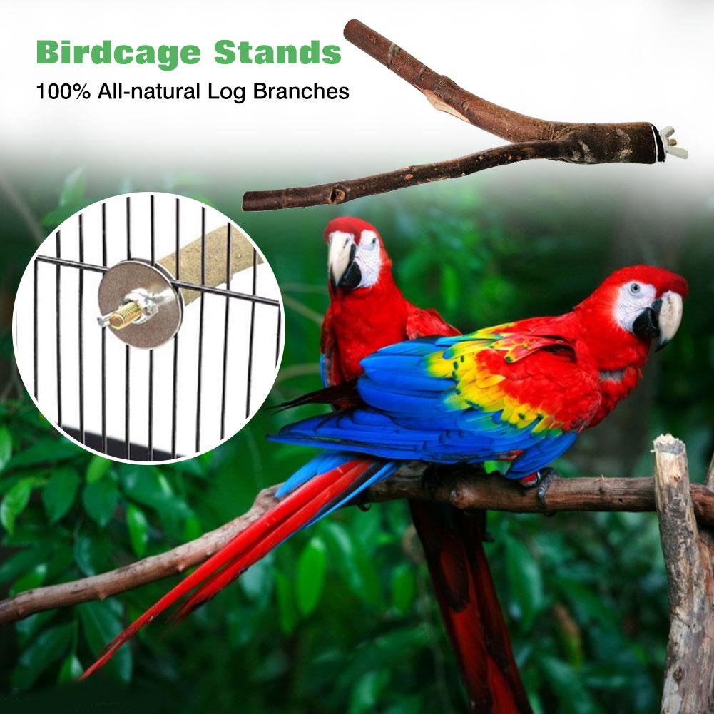 Juguete para loro, rama de árbol de registro para mascotas, juguete de dos puntos, doble Tenedor de árbol, soporte para pájaros, Bar, loro, juguete de entrenamiento, loro encaramado en rama