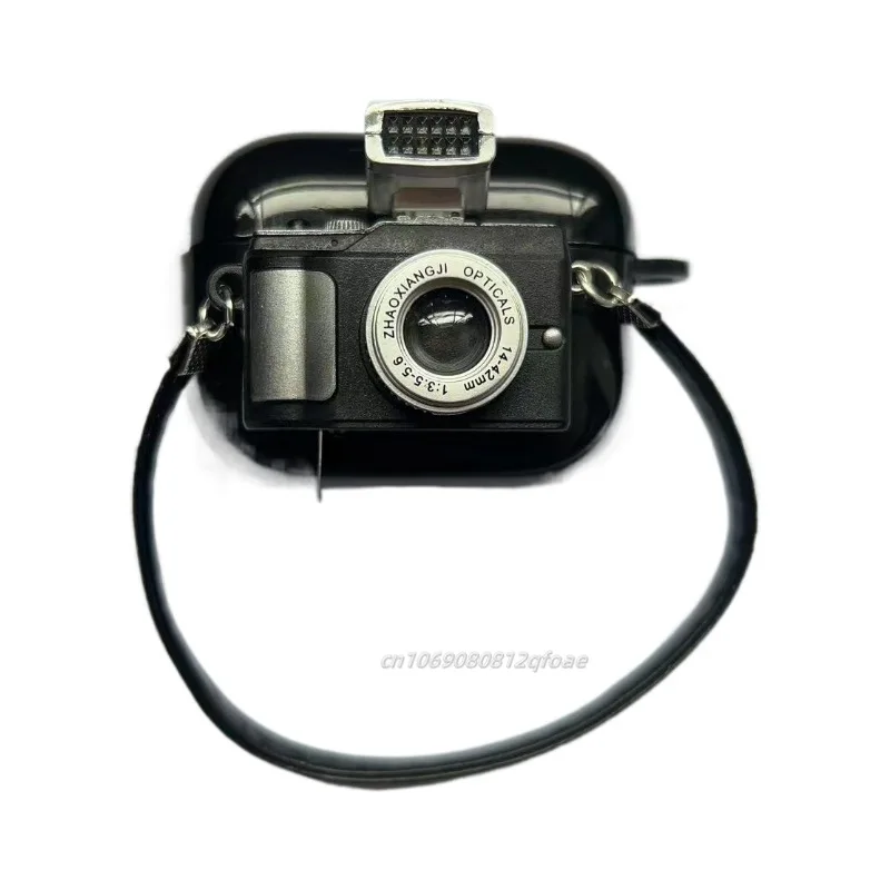 Hörlursfodral till apple airpods 3 2 1 pro fodral mjukt silikonfodral till hörlurar med rem kamerafodral till air pods