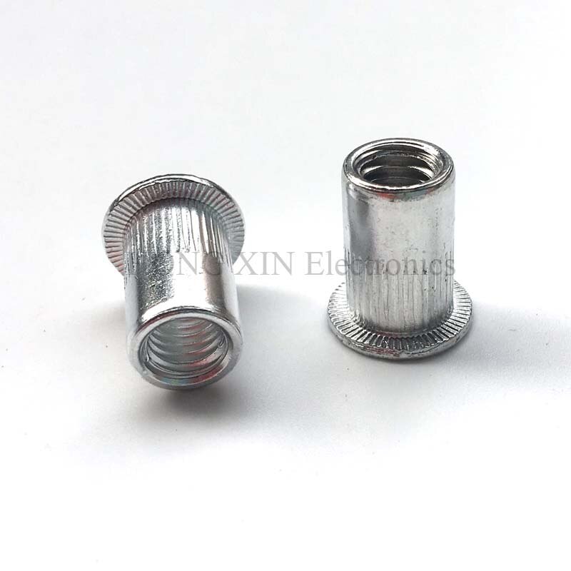 190 stuks aluminiumlegering blindklinkmoeren met platte kop en schroefdraad,  m3 m4 m5 m6 m8 m10 blindklinkmoeren