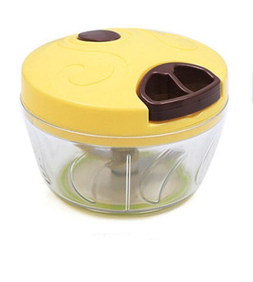 Multi-function Hand Held Vegetable Shredder Slicer Cutter Manual Slicers Food Chopper kitchen tools kitchen: Yellow