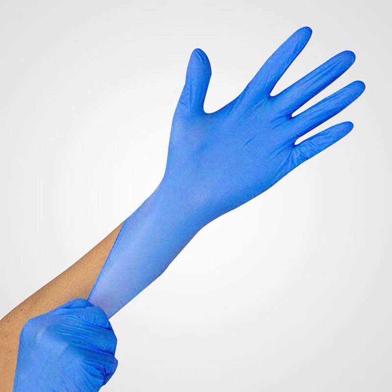 20 unids/lote de guantes desechables de látex para la limpieza de alimentos, guantes universales para la limpieza del jardín del hogar, guantes de goma para la limpieza del hogar M